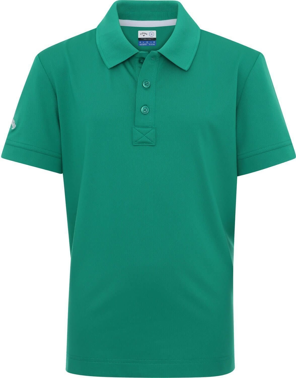 Polo Shirt Callaway Youth Solid Golf Green L