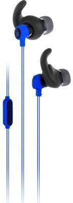 En la oreja los auriculares JBL Reflect Mini Dark Blue