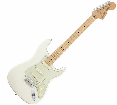 Elektromos gitár Fender Deluxe Roadhouse Stratocaster MN Olympic White - 1
