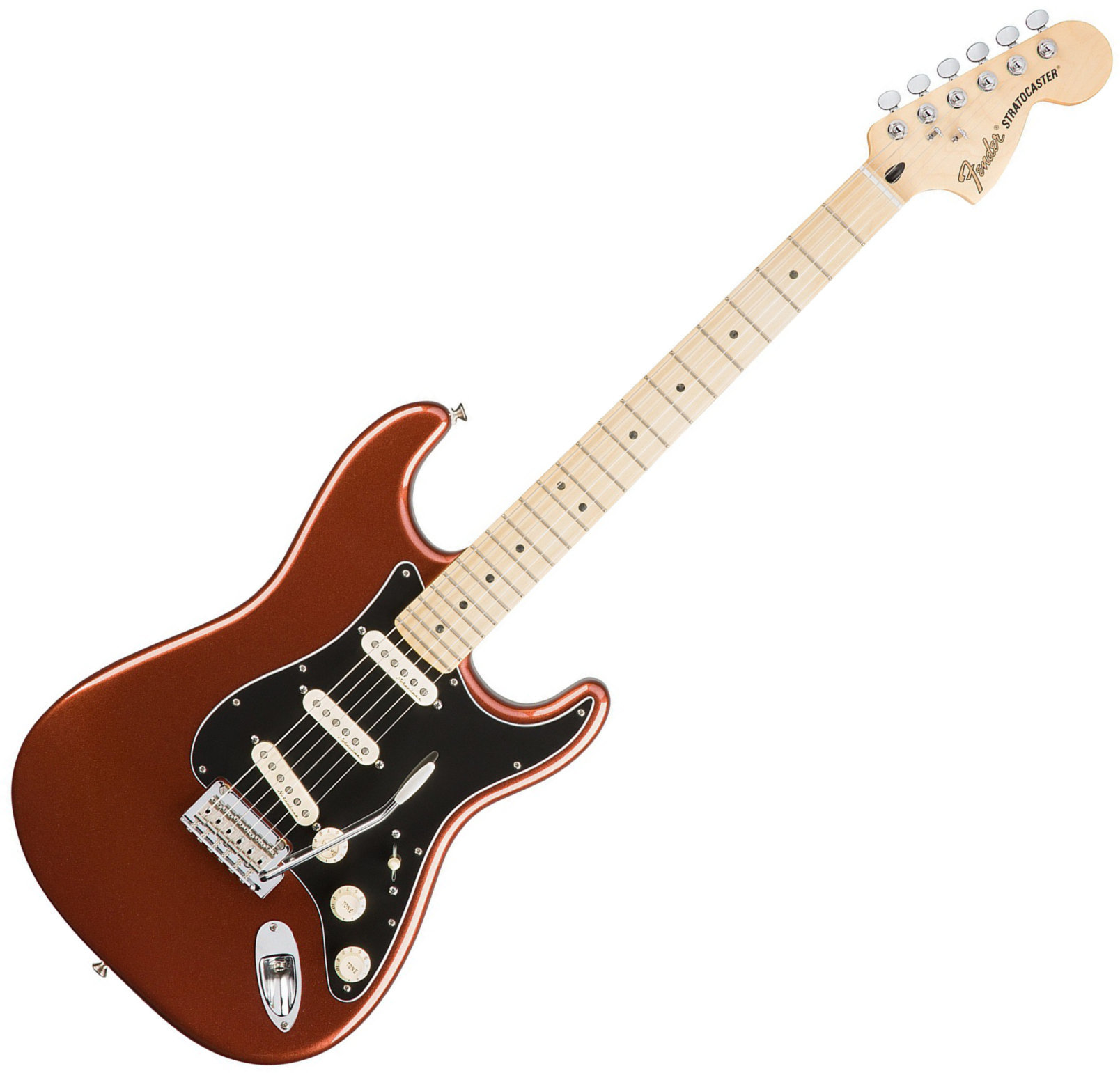 Elektriska gitarrer Fender Deluxe Roadhouse Stratocaster MN Classic Copper