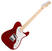 Elektrische gitaar Fender Deluxe Telecaster Thinline MN Candy Apple Red