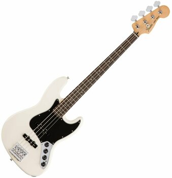 4-string Bassguitar Fender Deluxe Active Jazz Bass, RW, Olympic White - 1