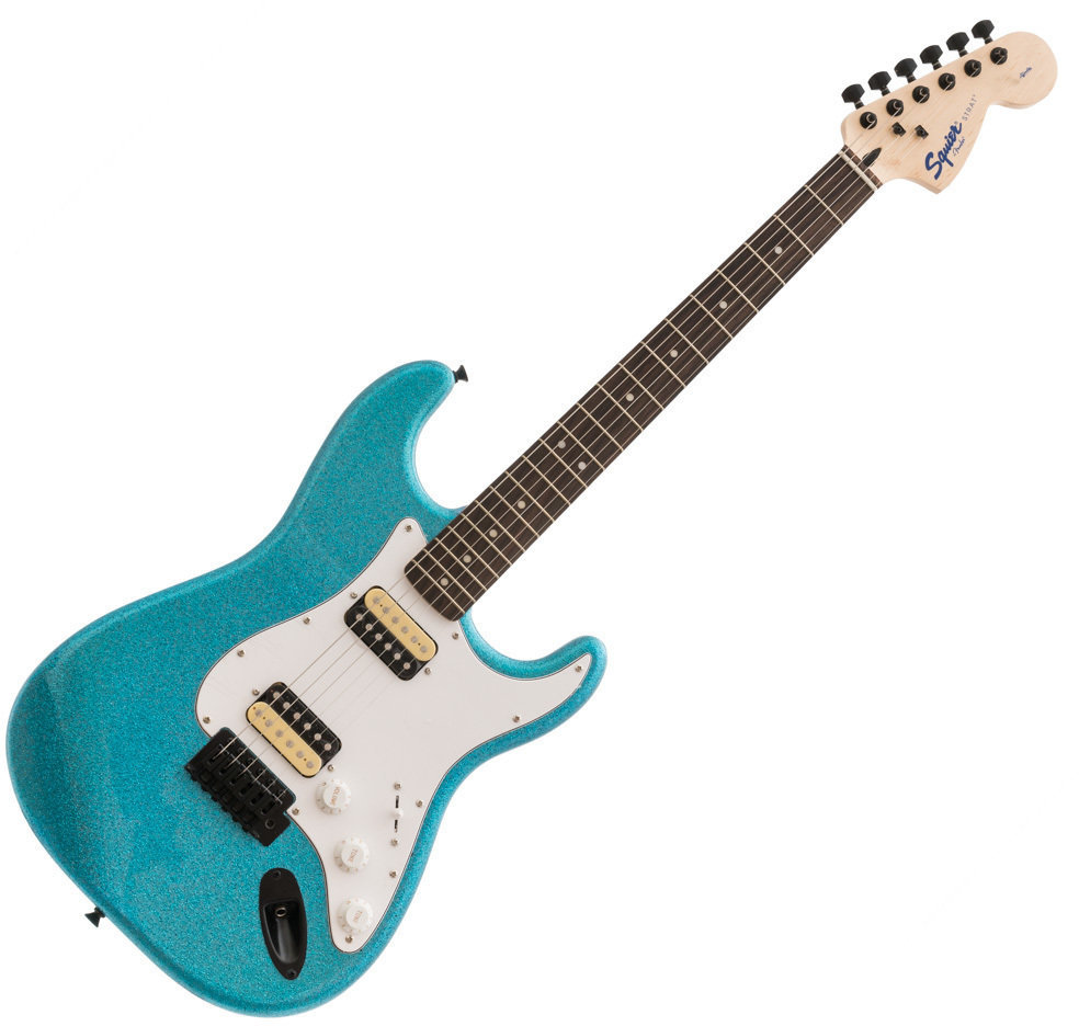 Elektrische gitaar Fender Squier Affinity Strat Sparkle with Tremolo, RW, Candy Blue LTD