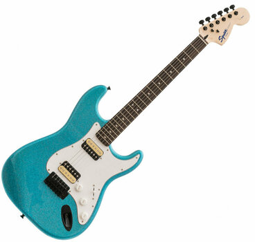 Electric guitar Fender Squier Affinity Strat Sparkle with Tremolo, RW, Candy Blue LTD - 1