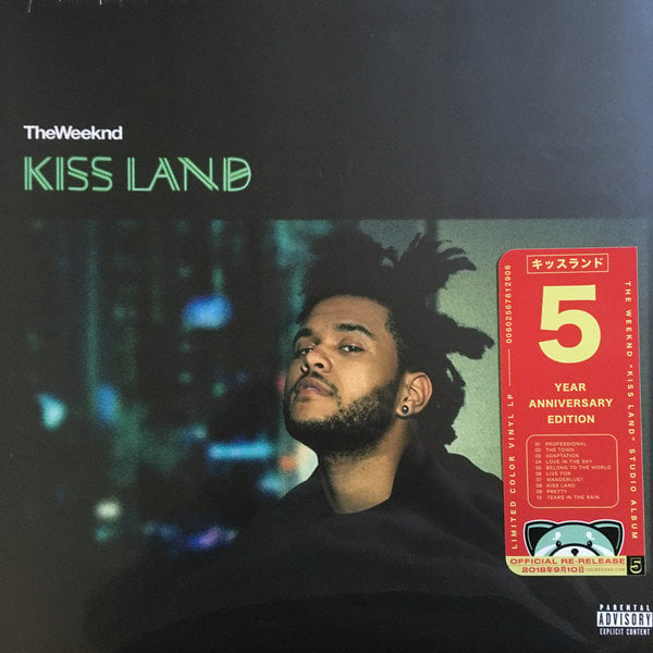 Vinylskiva The Weeknd - Kiss Land (Coloured Vinyl) (2 LP)