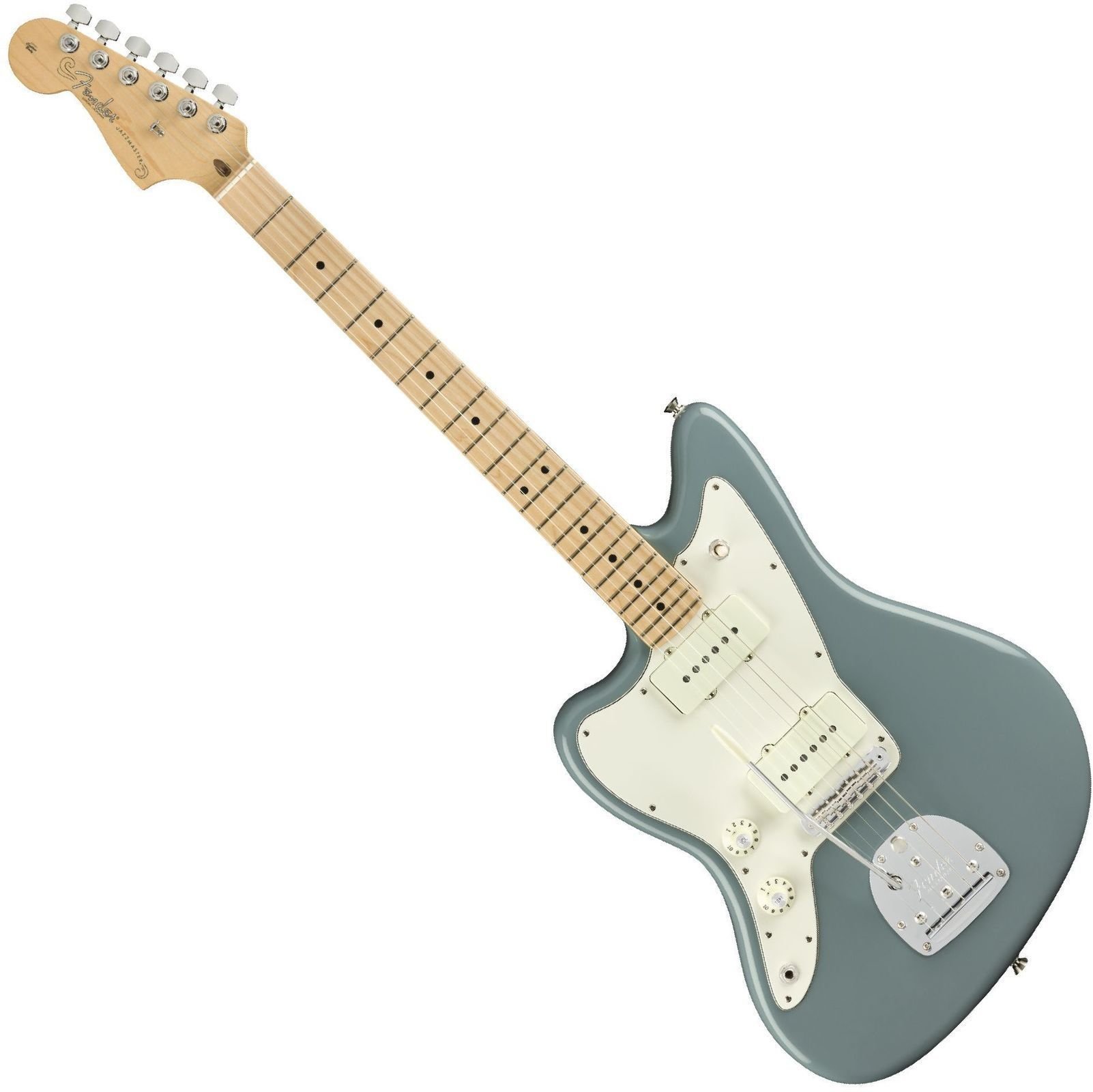 Electric guitar Fender American Pro Jazzmaster MN Sonic Gray LH