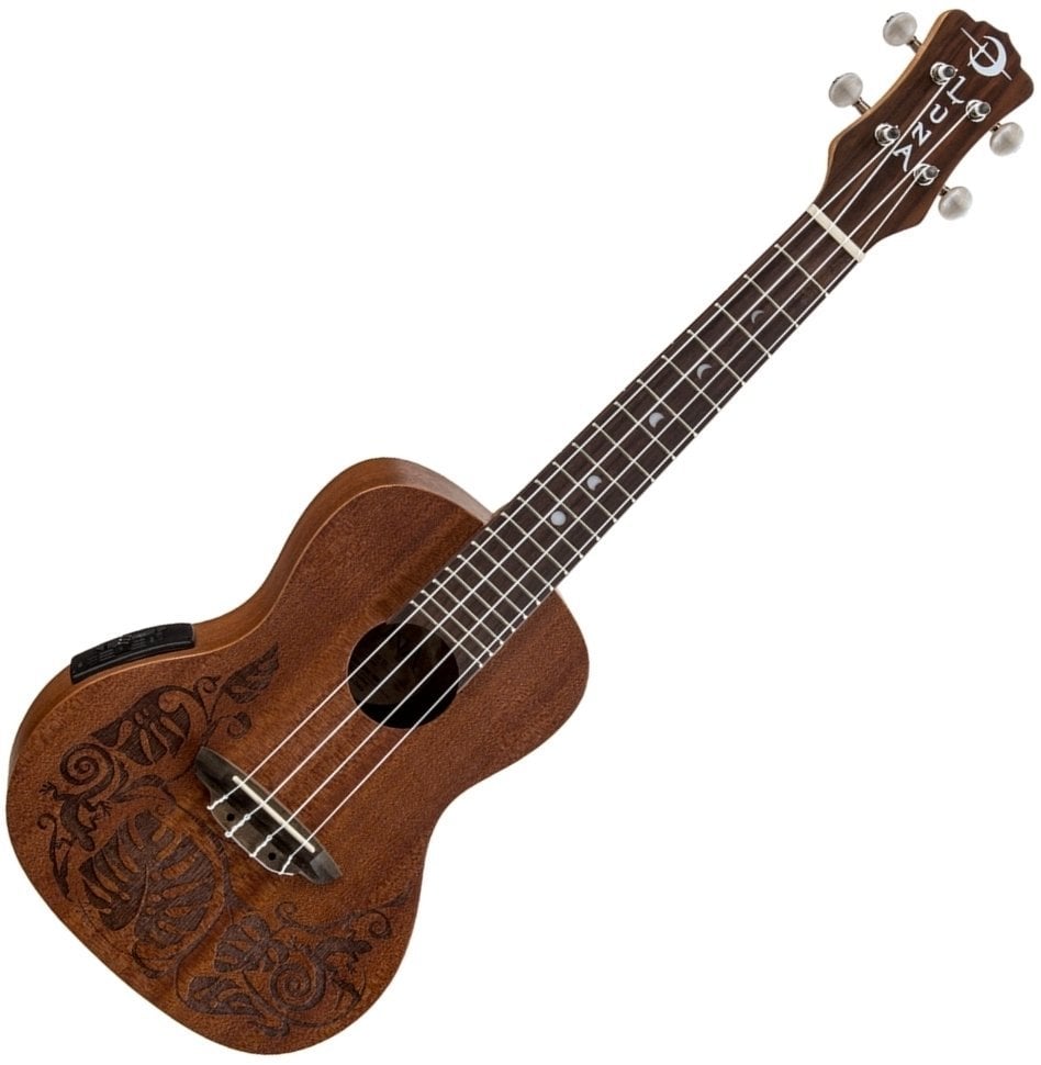 Koncert ukulele Luna Lizard Koncert ukulele Lizard/Leaf design