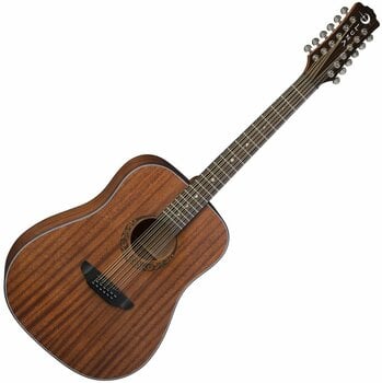 12-String Acoustic Guitar Luna Gypsy D12 Natural - 1