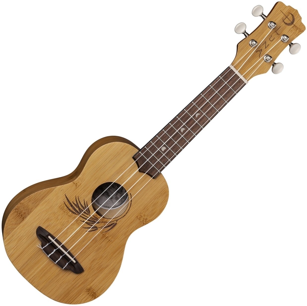 Sopránové ukulele Luna UKE BAMBOO S Sopránové ukulele Natural