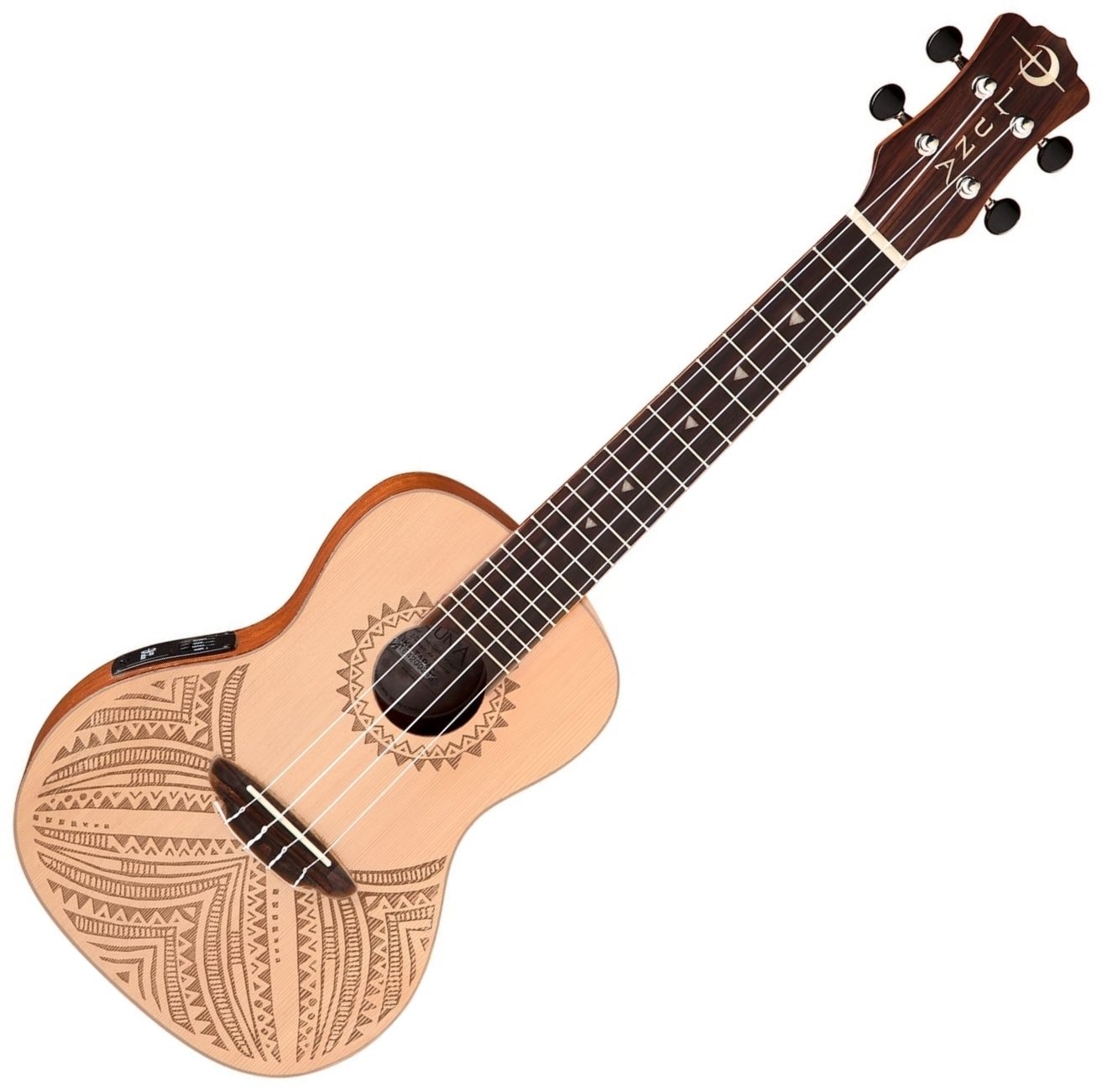 Koncertní ukulele Luna TAPA A/E Koncertní ukulele Tapa design