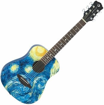 Gitara akustyczna Luna 3/4 Travel Starry Night - 1