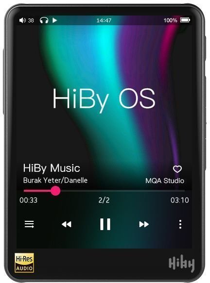 Kompakter Musik-Player HiBy R3 PRO Grau