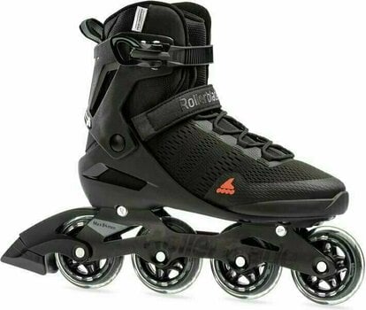 Roller Skates Rollerblade Spark 80 Black/Warm Orange 44,5 Roller Skates - 1