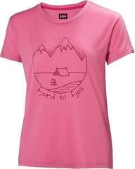 Helly Hansen W Skog Graphic T-Shirt Azalea Pink