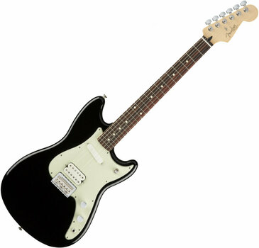 Elektrische gitaar Fender Duo-Sonic HS RW Black - 1