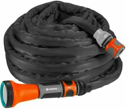 Marine Cleaning Tool Gardena Textile Hose Liano 15 m Set with watering Sprayer - 1