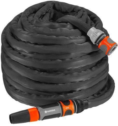 Marine Cleaning Tool Gardena Textile Hose Liano 30 m Set with cleaning nozzle