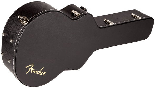 Akusztikus gitár keménytok Fender Flat-Top Jumbo Acoustic Guitar Case, Black