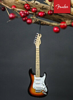Kiti muzikos priedai Fender Christmas Ornament 6" Strat Sunburst - 1