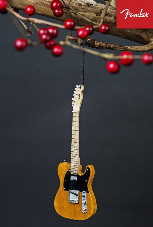 Otros accesorios de música Fender Christmas Ornament 6" Tele Blonde