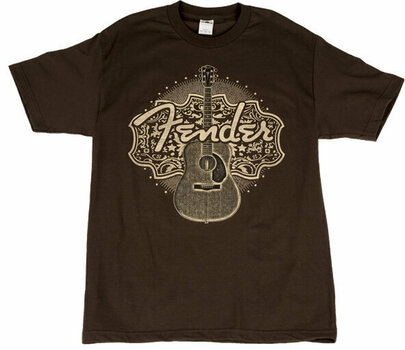 T-Shirt Fender T-Shirt Acoustic Brown M - 1
