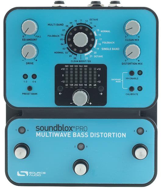 Bassguitar Effects Pedal Source Audio Soundblox Pro Multiwave Bass Distortion