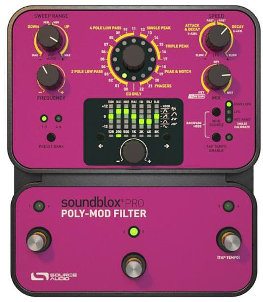 Effect Pedal Source Audio Soundblox Pro Polymod Filter