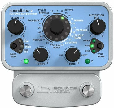 Bassguitar Effects Pedal Source Audio Soundblox2 Multiwave Bass Distortion - 1