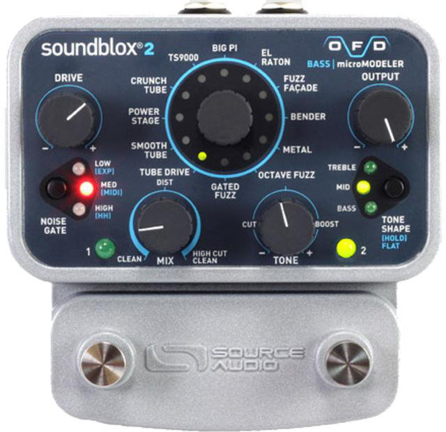 Bassokitaran efektipedaali Source Audio Soundblox 2 OFD Bass microModeler