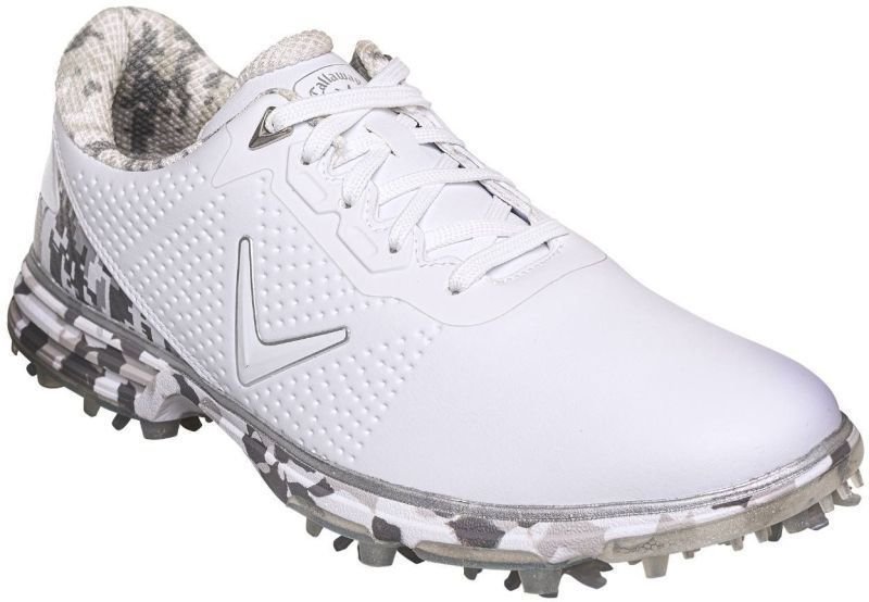 Chaussures de golf pour hommes Callaway Apex Coronado White/Camo 40,5