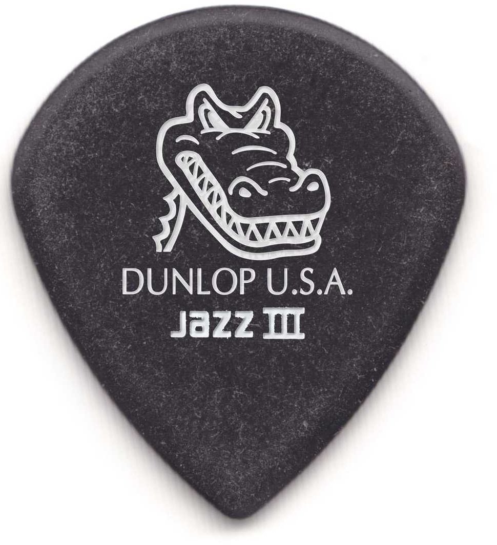Médiators Dunlop 571R140 Gator Grip Jazz III 1.40 Médiators