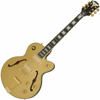 Semiakustická kytara Epiphone Uptown Kat ES Topaz Gold Metallic - 1