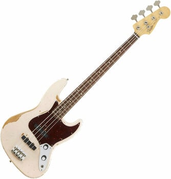 4-strängad basgitarr Fender Flea Jazz Bass RW Shell Pink - 1
