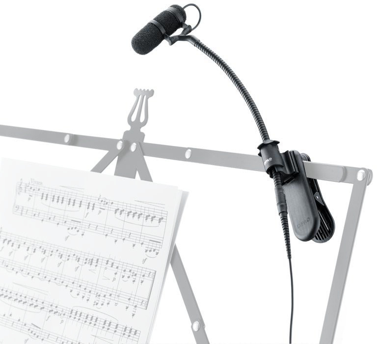 Kondensatormikrofoner för instrument DPA d:vote 4099 Clip Microphone with Clamp Mount