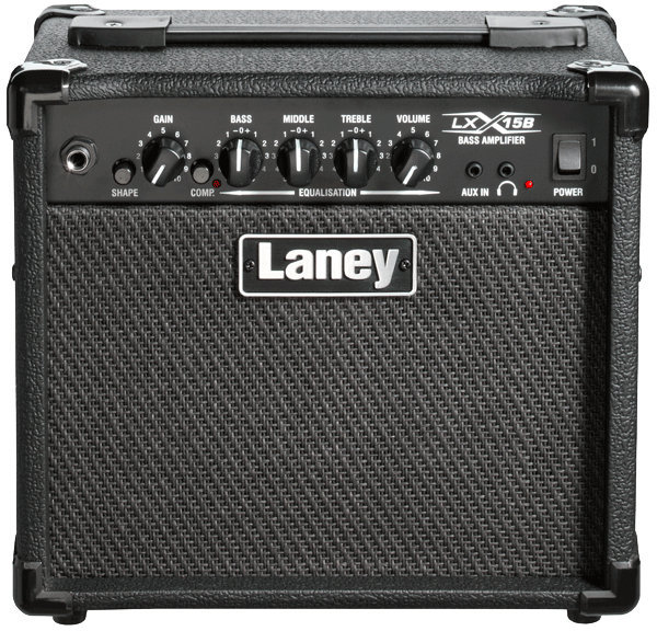 Malé baskytarové kombo Laney LX15B BK