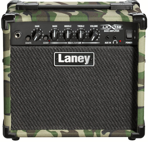Malé basgitarové kombo Laney LX15B Camo
