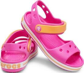 Crocs Kids’ Crocband Sandal Electric Pink/Cantaloupe