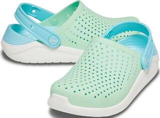Crocs Kids' LiteRide Clog Neo Mint/White 29-30 Crocs Kids' LiteRide Clog Neo Mint/White 29-30