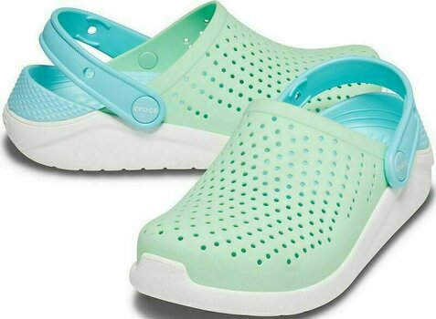 Kids Sailing Shoes Crocs Kids' LiteRide Clog Neo Mint/White 37-38 - 1