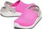 Kids Sailing Shoes Crocs Kids' LiteRide Clog Electric Pink/White 29-30