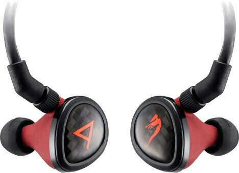 En la oreja los auriculares Astell&Kern Angie II Negro-Red - 1