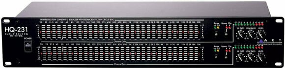 Procesador de señal, ecualizador ART HQ231 Pro Dual 31 Band EQ - 1