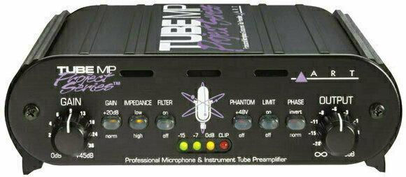 Pré-amplificador de microfone ART Tube MP Project Series Pré-amplificador de microfone - 1