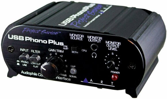 Pré-amplificador fono ART USB Phono Plus Project Series - 1