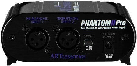 Zasilacz fantomowy ART Phantom II Pro Zasilacz fantomowy