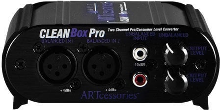 Mikrofónový predzosilňovač ART CLEANBox Pro Mikrofónový predzosilňovač