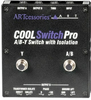 Pédalier pour ampli guitare ART CoolSwitchPro Isolated A/B-Y Pédalier pour ampli guitare - 1
