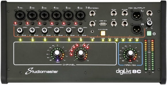 Digitálny mixpult Studiomaster DigiLive 8C Digitálny mixpult - 1