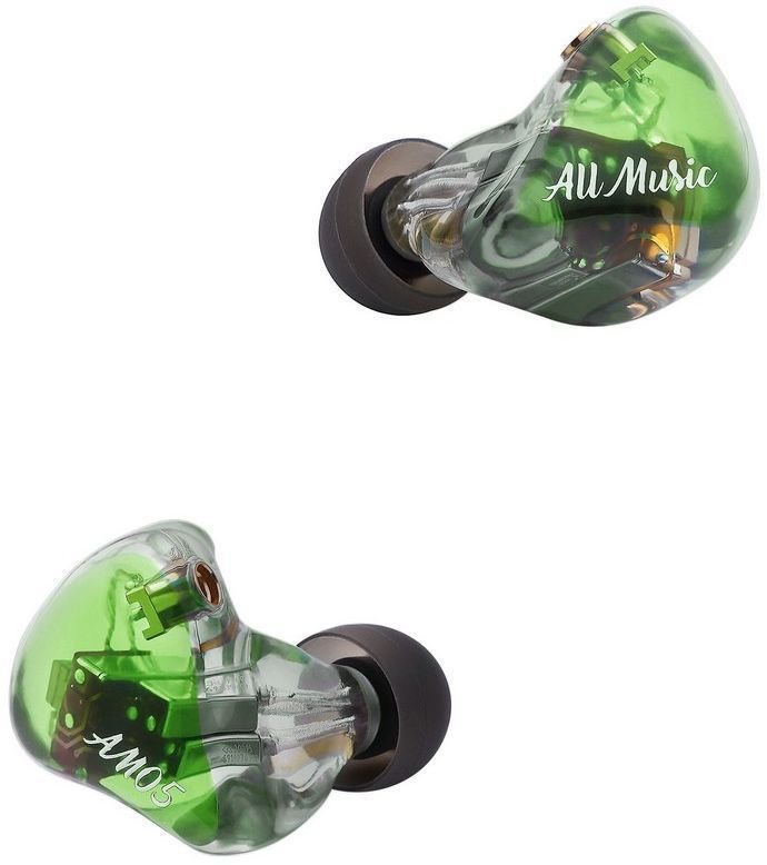 Uho petlje slušalice iBasso AM05 Zelena