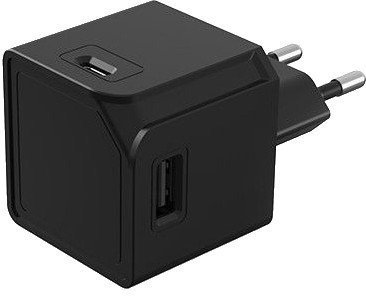 Sieťový napájací kábel PowerCube USBcube Original 4xUSB A+C Čierna